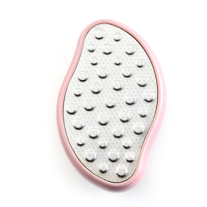 Manufacturer wholesale foot massage stone stainless steel foot grinder grinding stone to remove old firefly heels pedicure board multi-function 