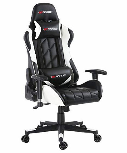 Yogurt E-Sports Internet Cafe Game Racing Chair Reclining Sports Racing Game Desk PC Car Imitation Leather Chair