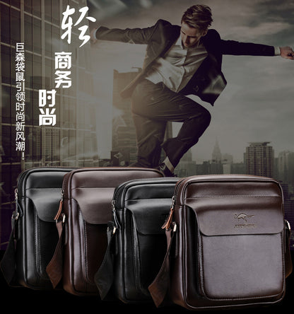 Jusen Kangaroo Men's Bag Messenger Bag Men's Small Bag Bag Men's Bag Shoulder Bag Casual Mini Backpack Factory Direct Sales 