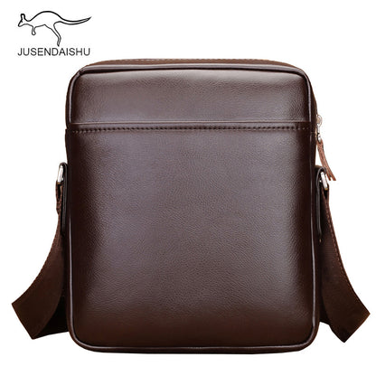 Jusen Kangaroo Men's Bag Messenger Bag Men's Small Bag Bag Men's Bag Shoulder Bag Casual Mini Backpack Factory Direct Sales 