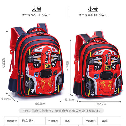 Factory price wholesale new children's schoolbags kindergarten elementary school students' schoolbags cartoon car boys' backpacks 