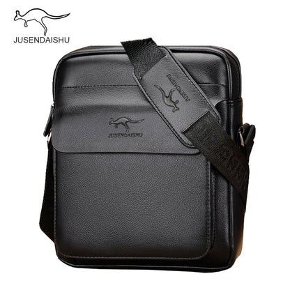 Jusen Kangaroo Men's Bag Messenger Bag Men's Small Bag Bag Men's Bag Shoulder Bag Casual Mini Backpack Factory Direct Sales 