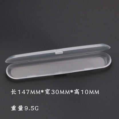 Factory direct selling acne needle plastic box transparent rectangular empty box acne needle packaging box PP plastic box 