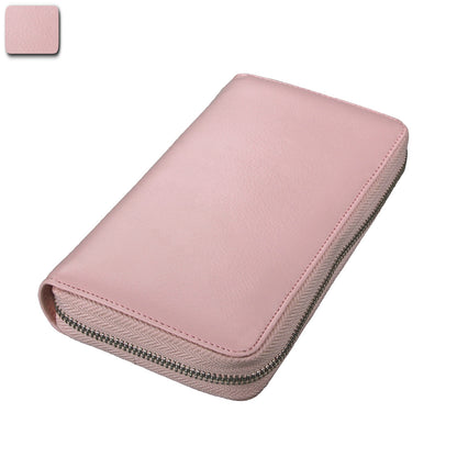 Organ long genuine pickup bag, passport bag, anti-RFID credit card bag, multifunctional men's and women's wallet, passport holder