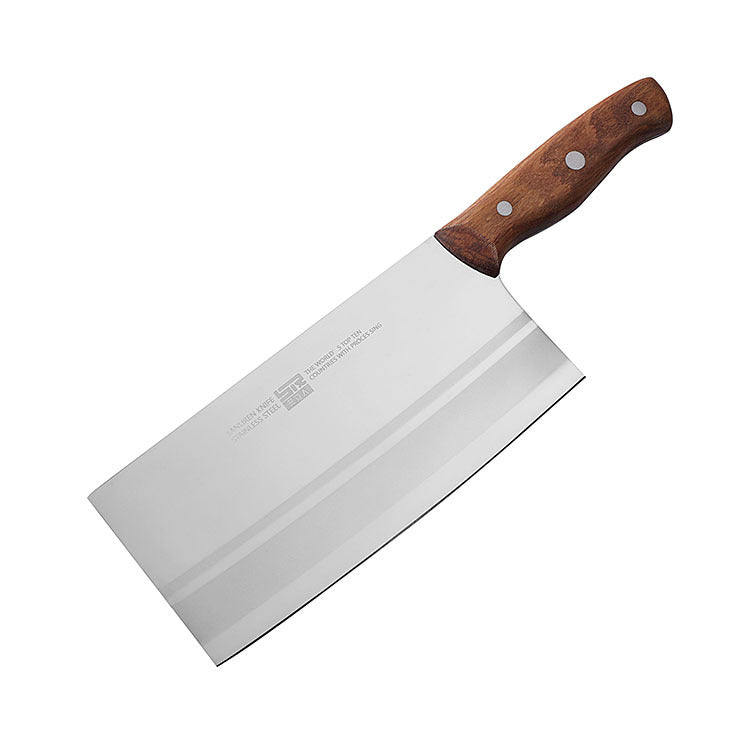 Wooden handle Sanliren No. 1 Mulberry knife hotel chef knife kitchen knife kitchen knife stainless steel household meat slicing knife 