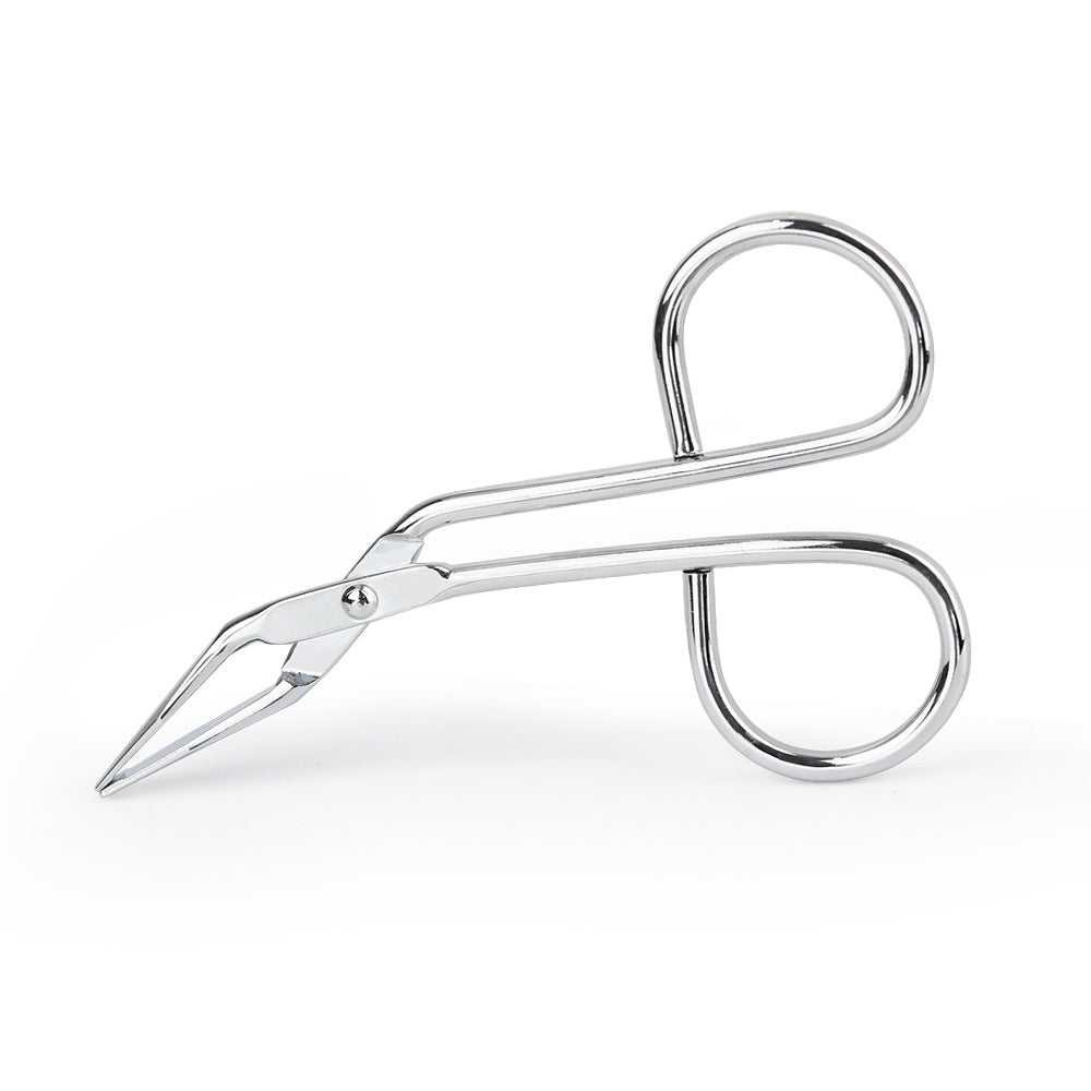 Chrome-plated stainless steel eyebrow trimming pliers, anti-rust and wear-resistant beauty pliers, multi-functional eyebrow trimming partial eyelash curler 