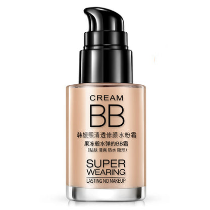 Han Yuanxi Clear and Repairing Gouache Cream BB Cream Moisturizing Isolating Long-lasting Liquid Foundation Cosmetics Wholesale Makeup 