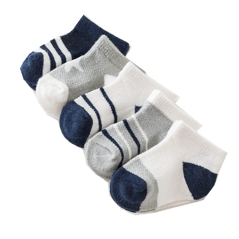 2023 Summer Season Cotton Socks Comfortable Thick Children's Baby Socks Moisture-wicking Cotton Manufacturer Wholesale 