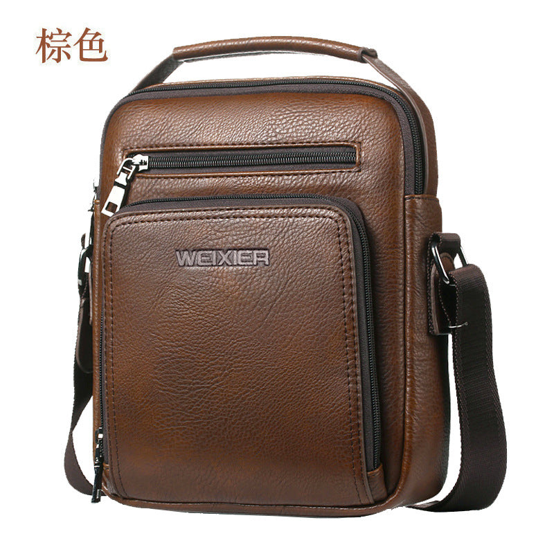 WEIXIER Men's Shoulder Bag Messenger Bag Casual Portable Men's Bag Satchel Bag Men's Shoulder Bag Business Men's Bag