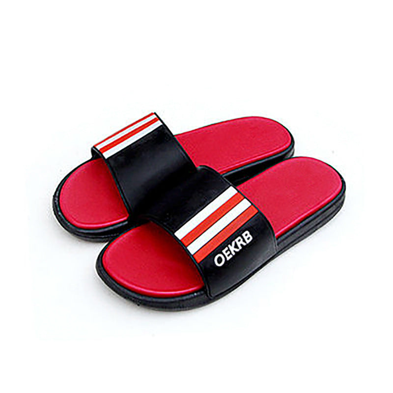 Korean version 2022 new slippers men's summer couples wear thick bottom non-slip wear-resistant fashion sandals and slippers men's shoes free shipping 