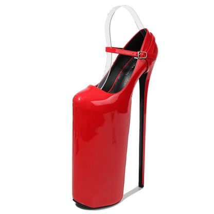 Europe and the United States with waterproof platform large size high-heeled shoes pole dance net red fast hand suction powder women's shoes cross-border spot women's shoes