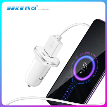 Xike C13 ကားအားသွင်းကိရိယာ QC3.0 အမြန်အားသွင်းကား မိုဘိုင်းဖုန်းအားသွင်းကိရိယာ မီနီအားသွင်းခေါင်း 3A