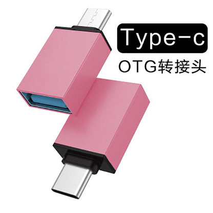 佰通安卓micro转接头Type-C USB手机OTG 充电口转换头批发