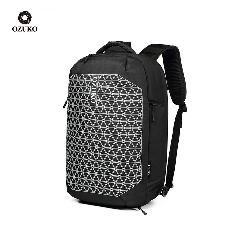 2021 New Men's Backpack Large Capacity Student Bag Multifunctional Backpack Men's Business Computer Backpack 