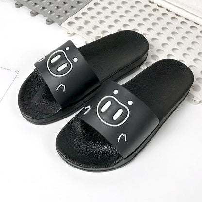 Spring and summer new slippers female Korean version students fashion leisure indoor home non-slip sandals thick-soled outerwear women's shoes 