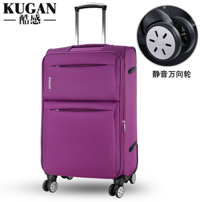 Business Oxford cloth suitcase, universal wheel suitcase, men's and women's suitcase, student trolley box, canvas password suitcase 