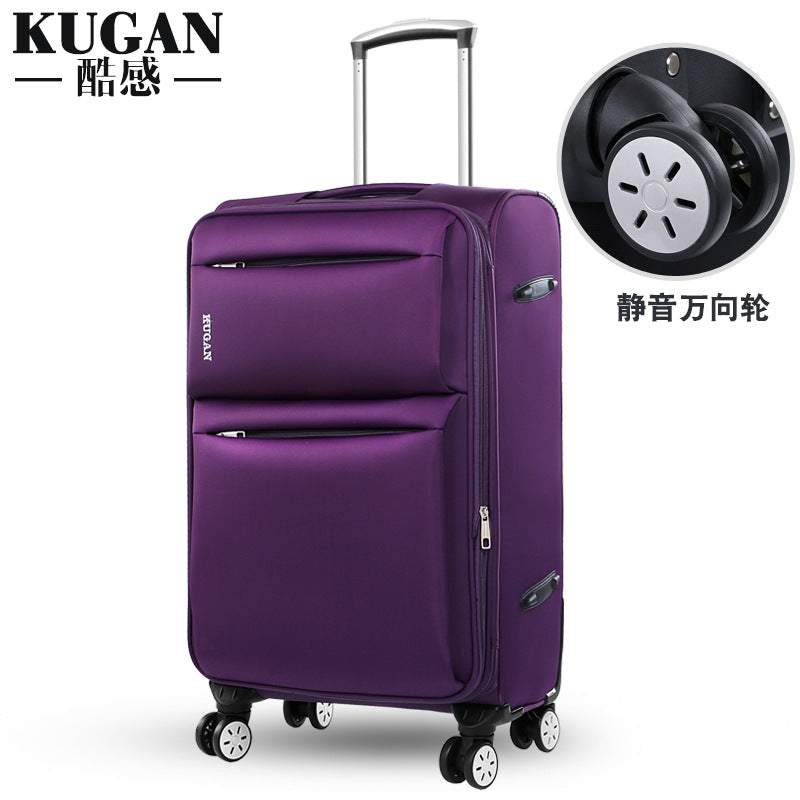 Business Oxford cloth suitcase, universal wheel suitcase, men's and women's suitcase, student trolley box, canvas password suitcase 