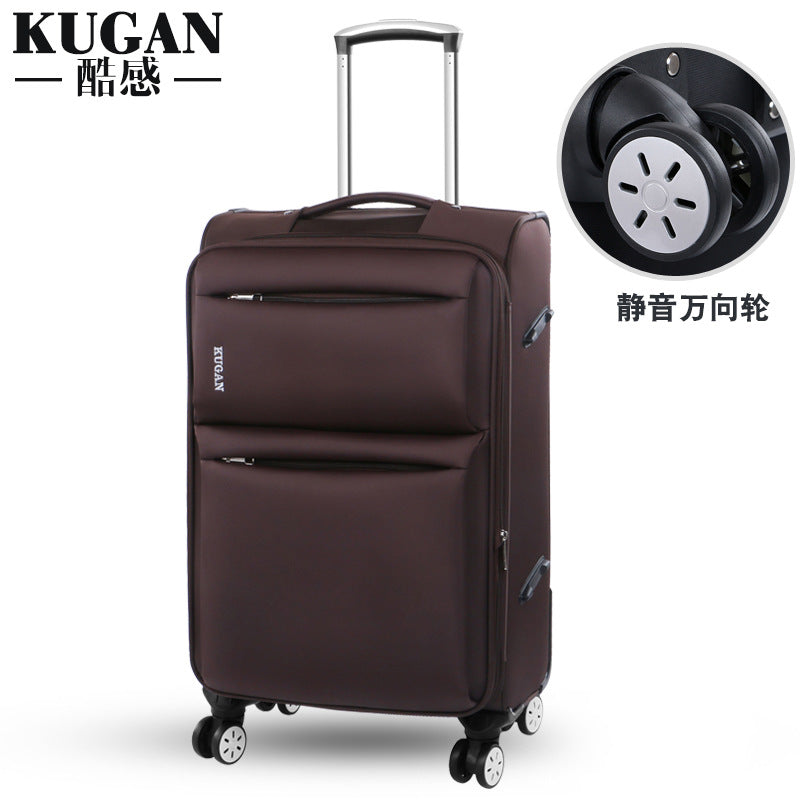 Business Oxford cloth suitcase, universal wheel suitcase, men's and women's suitcase, student trolley box, canvas password suitcase 