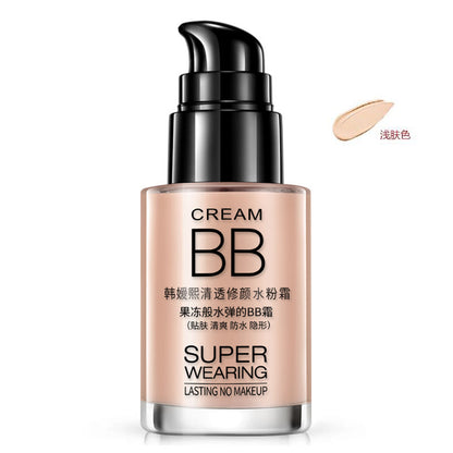 Han Yuanxi Clear and Repairing Gouache Cream BB Cream Moisturizing Isolating Long-lasting Liquid Foundation Cosmetics Wholesale Makeup 