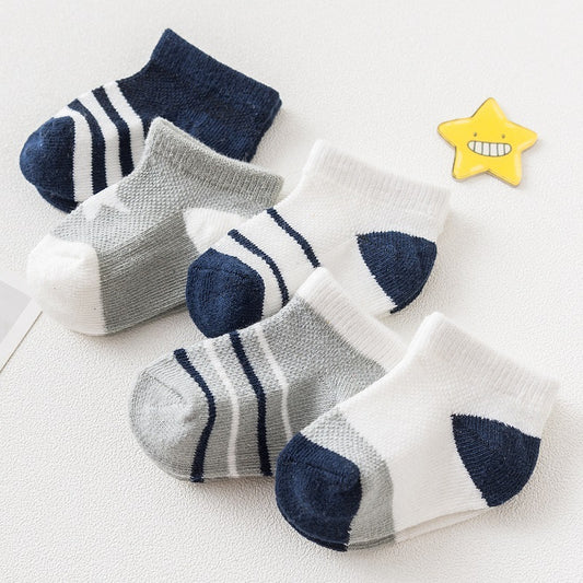 2023 Summer Season Cotton Socks Comfortable Thick Children's Baby Socks Moisture-wicking Cotton Manufacturer Wholesale 