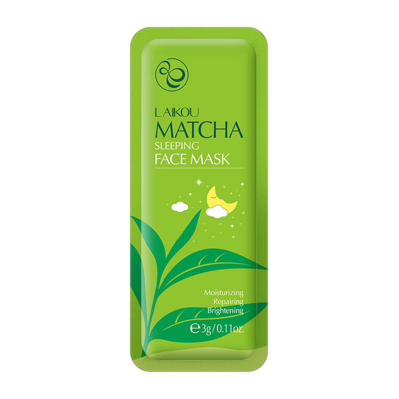 Laiko Matcha Series Sleeping Mask 1 Piece 3g Leave-On Mask Hydrating Skin Care Products ထုတ်လုပ်သူ ထောက်ပံ့ရေး လက်ကား 