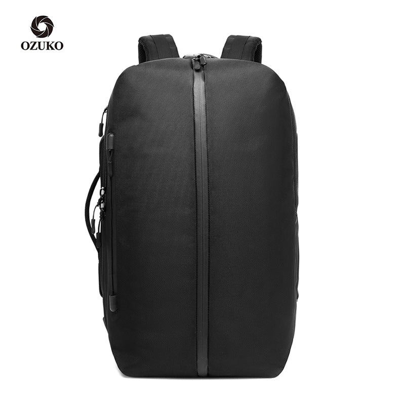 Ozuko men's business travel backpack sports backpack men's 2021 new business casual computer bag