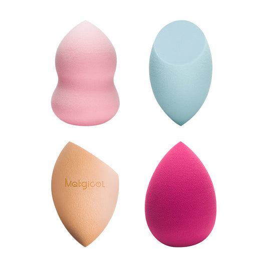 Make-up egg that grows bigger when exposed to water, non-latex gourd water droplet, bevel-cut powder puff, wet and dry sponge, makeup egg wholesale 