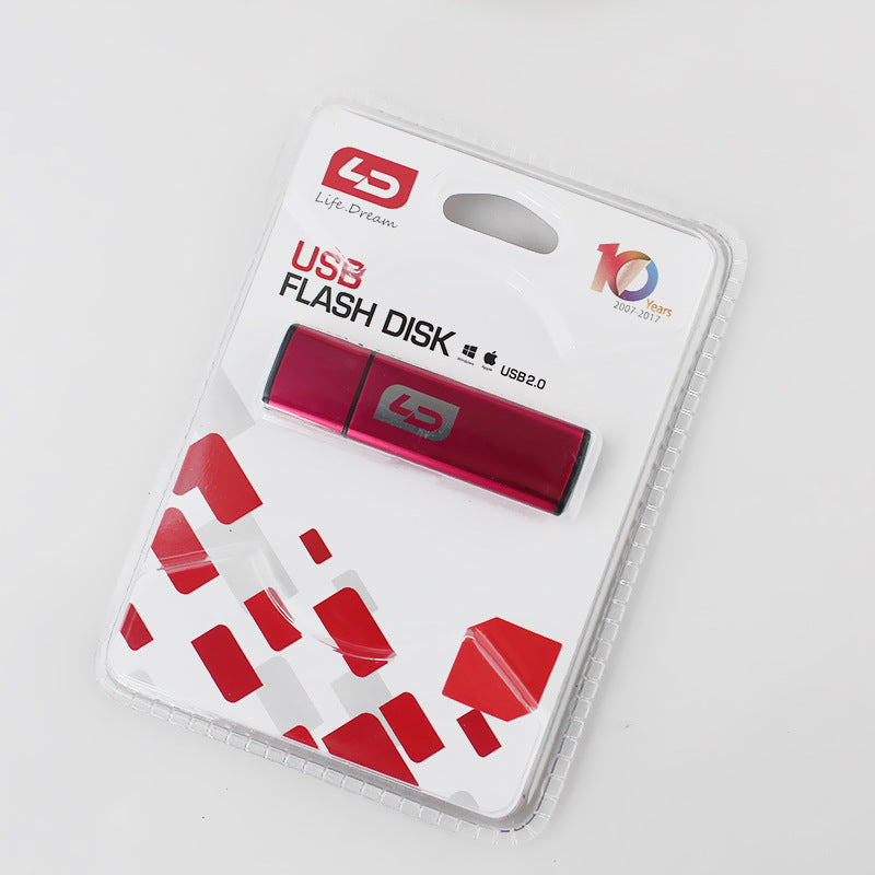 LD U disk C07 mini ရေစိုခံကွန်ပြူတာ 128GB U disk alloy shell storage disk cap type memory disk