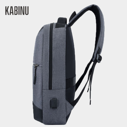 KABINU outdoor backpack men's computer travel waterproof USB charging school bag anti-theft Oxford cloth backpack 