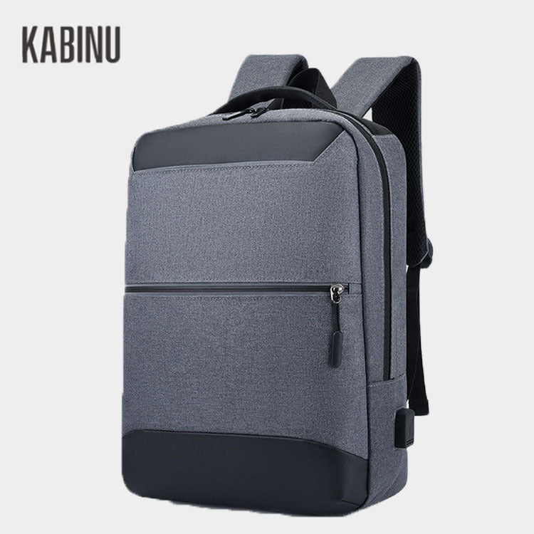 KABINU outdoor backpack men's computer travel waterproof USB charging school bag anti-theft Oxford cloth backpack 