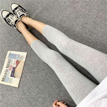 2022 spring and summer new products modal seven-point leggings women's pattern printing elastic outerwear tight leggings women