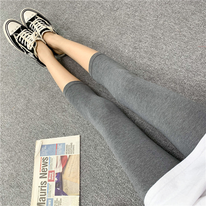 2022 spring and summer new products modal seven-point leggings women's pattern printing elastic outerwear tight leggings women