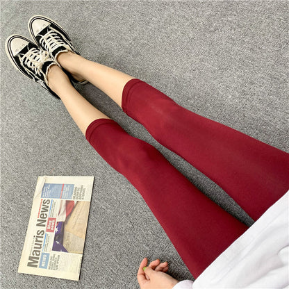 2022 spring and summer new products modal seven-point leggings women's pattern printing elastic outerwear tight leggings women