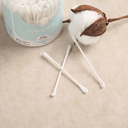 Boxed multifunctional 2-in-1 ear scoop, dual-purpose ear piercing cleaning ear scoop cotton swab 