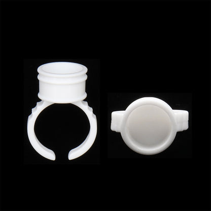 Wholesale Eyelash Grafting Auxiliary Gadgets Eyelash Glue Ring Cup Cosmetic Tools Ring Ring 