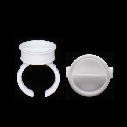 Wholesale Eyelash Grafting Auxiliary Gadgets Eyelash Glue Ring Cup Cosmetic Tools Ring Ring 