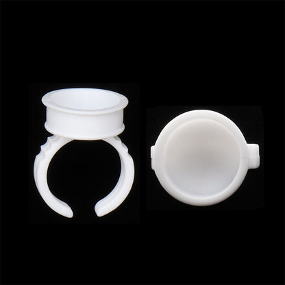 Wholesale Eyelash Grafting Auxiliary Gadgets Eyelash Glue Ring Cup Cosmetic Tools Ring Ring 