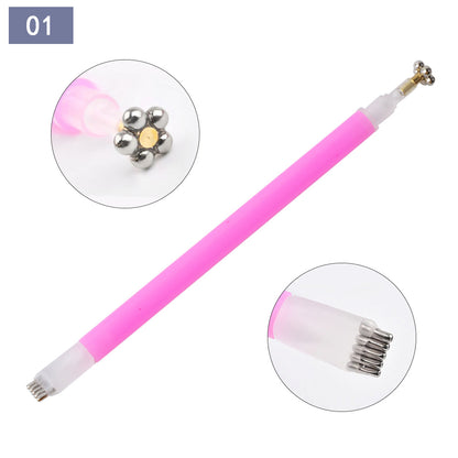 Manicure Tools New Cat's Eye Magnet Nail Polish Glue Fancy Multifunctional Manicure Cat's Eye Magnet Pen