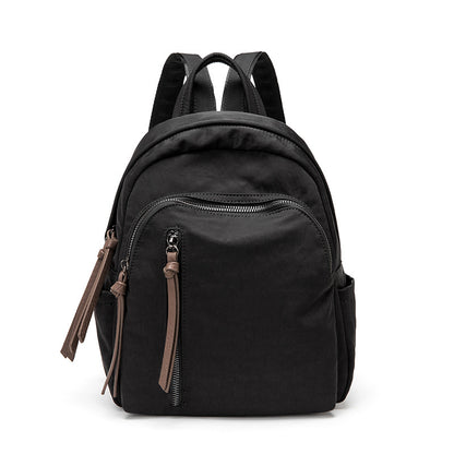 2023 Summer Bags New Street Trend Oxford Cloth Backpack Women's Bag Fashion Tassel Anti-Theft Backpack Bag 