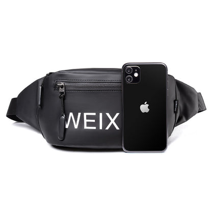 Sports waist bag multifunctional outdoor waterproof mobile phone case waist bag trend reflective chest bag Messenger waist bag