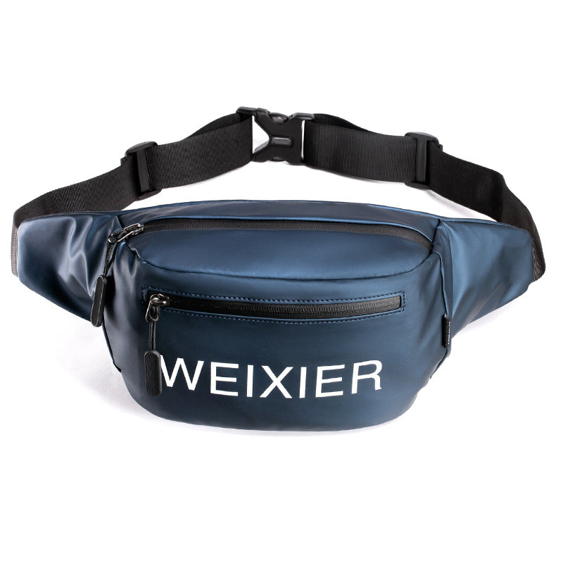 Sports waist bag multifunctional outdoor waterproof mobile phone case waist bag trend reflective chest bag Messenger waist bag