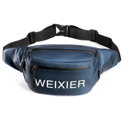 Sports waist bag multifunctional outdoor waterproof mobile phone case waist bag trend reflective chest bag Messenger waist bag