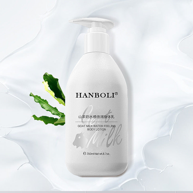 Hanboli Goat Milk Body Lotion Moisturizing, Moisturizing and Refreshing Body Lotion Body Cream for Men and Women. 