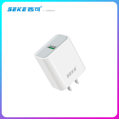 Xike T5 အားသွင်းစနစ် 2.4A pd18w သည် Android Type-c မိုဘိုင်းဖုန်းအားသွင်းကိရိယာအတွက် သင့်လျော်သည်။