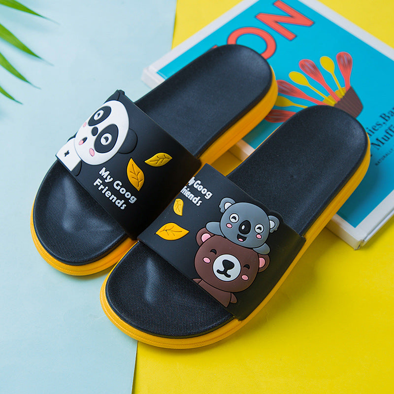 2022 New Slippers Women Outerwear Summer Household Indoor Mute Cartoon Cute Wearable Bathroom Sandals and Slippers Wholesale 