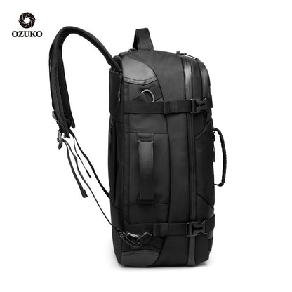 ozuko large capacity travel bag travel large backpack logo multifunctional outdoor backpack men's backpack 