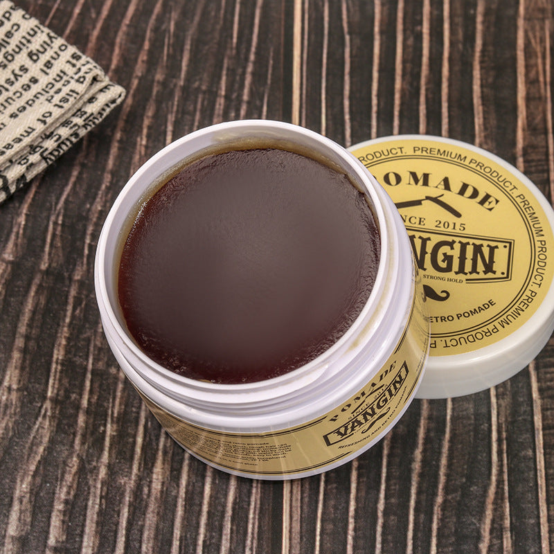 Factory direct sales VANGIN retro hair oil, hair wax, moisturizing hair mud, long-lasting styling, fluffy style for men 