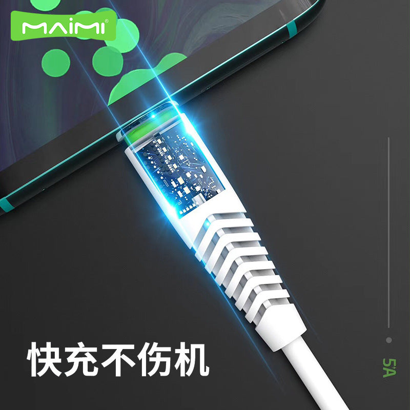 Maimi X29x39 Data Cable Resistant Elbow Suitable for iPhone Fast Charge USB Android Data Cable Wholesale 