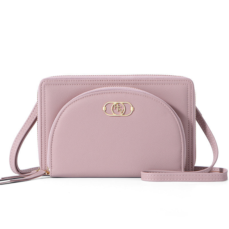 Perfect For You crossbody bag အမျိုးသမီး နယ်စပ်ဖြတ်ကျော် လက်ကိုင်ဖုန်းအိတ် ဘက်စုံသုံး ဇစ်ပခုံးအိတ် pu အိတ် 