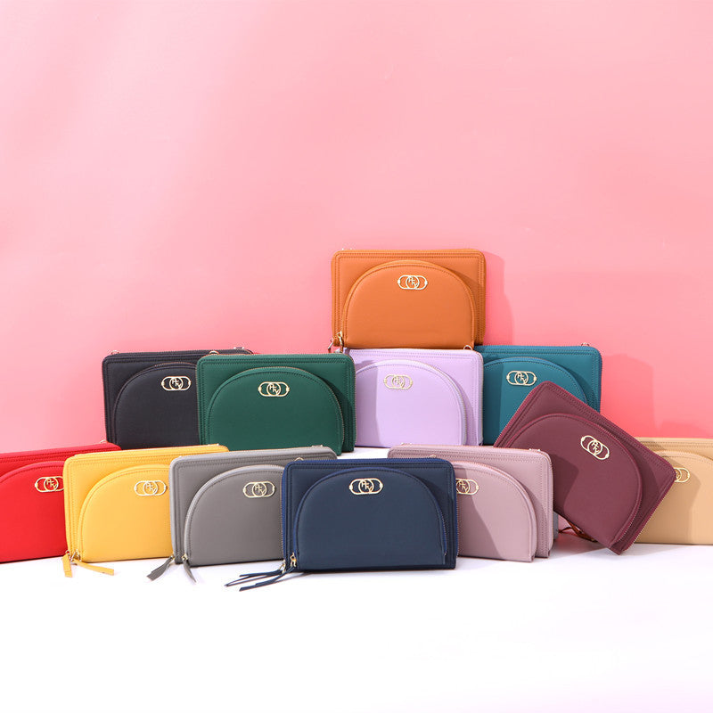 Perfect For You crossbody bag အမျိုးသမီး နယ်စပ်ဖြတ်ကျော် လက်ကိုင်ဖုန်းအိတ် ဘက်စုံသုံး ဇစ်ပခုံးအိတ် pu အိတ် 